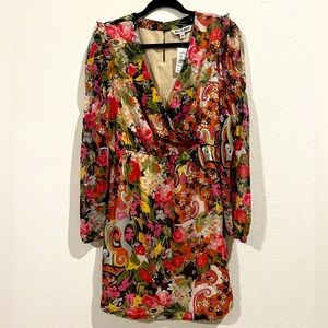 Walter Baker printed floral dress. Size Medium